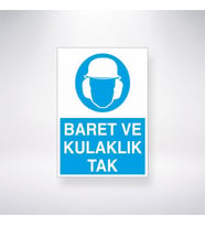 Baret ve Kulaklık Tak