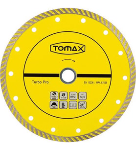 Tomax Turbo Pro 115X22.2mm Granit Mermer Taş Beton Fayans Kesici