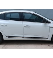 OTOTUNING53 Renault Megane 4 Krom Yan Kapı SD Çıtası 4 Parça 2015.2025 ve Üzeri