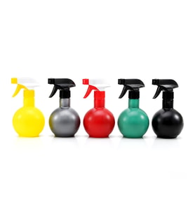 350ML PRİZMA RENKLİ ŞEFFAF TOMBUL - PLASTİK BOŞ SPREY PÜSKÜRTÜCÜ ŞİŞE (5343)