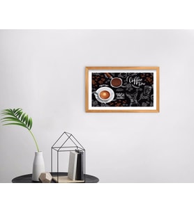 BK Home Coffee Tasarımlı Dekoratif Retro Ahşap Tablo-40