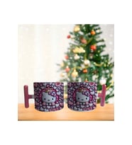 Hello kitty ve kalpler Porselen Fincan / Kupa -mug