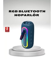 Taşınabilir Mini Bluetooth Hoparlör Güçlü Ses Şık Kırmızı Tasarım