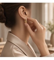 STİL İNCİSİ/XUPING JEWELRY LABİRENT DESEN KÜPE