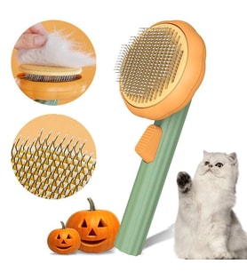 Kedi Köpek Tüy Toplayıcı Tarak Halı Kumaş Kıl Tüy Temizleyici Fırça Pet Tarağı (Yeşil-Pembe)