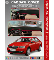 SKODA OCTAVIA A7 (2013-2019) Torpido Örtüsü Ön Göğüs Halı Torpido Koruma Tam Uyum Kaymaz UV Koruma