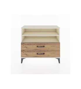 Arges Şifonyer 2 Raflı 2 Çekmeceli 88x30x80 Aytaşı-Çam