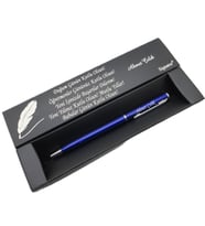 Signator® C520 Slim Mavi Tükenmez Kalem  İsme Özel Kalem  Hediyelik Kalem (Karışık)