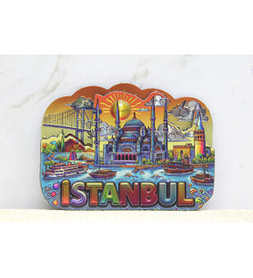 İstanbul Temalı Silikon Buzdolapı Süsü Magnet