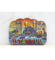 İstanbul Temalı Silikon Buzdolapı Süsü Magnet