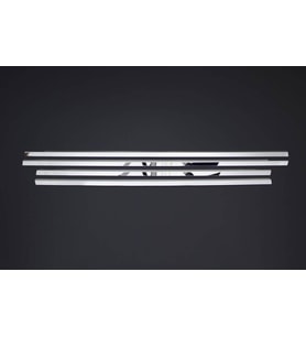 MERCEDES C CLASS W 204 UYUMLU CAM ÇITASI 4 PARÇA 2007-2014 PASLANMAZ KROM