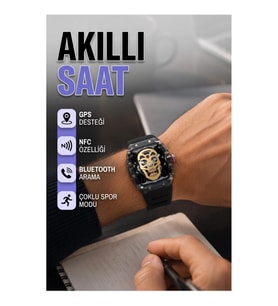 GPS ve NFC Özellikli Akıllı Saat – Bluetooth Arama, Bildirim ve Çoklu Spor Modu