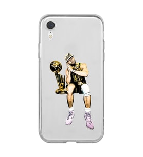 Iphone XR Uyumlu Steph Curry Tasarımlı Şeffaf Telefon Kılıfı