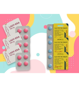 Lady Era 130 Mg Bayanlara Ozel istek Destek 12 Tablet+Vga 100 Mg Erkeklere Ozel Takviye 12 Tablet