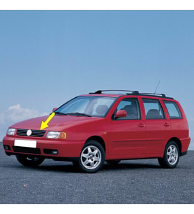 VW Polo Classic Variant 1996-2002 Ön Panjur Izgarası 6K5853654D