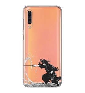 Samsung Galaxy A70 Uyumlu Vagabond Tasarımlı Şeffaf Telefon Kılıfı