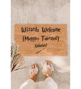 Wizards Welcome Muggles Yüzüklerin Efendisi Kapı Önü Paspası Koko Paspas Ev Paspası Dış Kapı Paspası