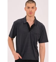 T0732 DEWBERRY ERKEK T-SHIRT-SİYAH