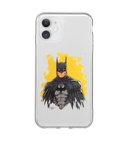 Iphone 11 Uyumlu Batman Tasarımlı Şeffaf Telefon Kılıfı