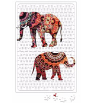 Elefantes Wintage Filler Puzzle 240 Parça Yapboz