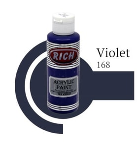 Rich Master Akrilik Boya 120 cc. 168 Violet