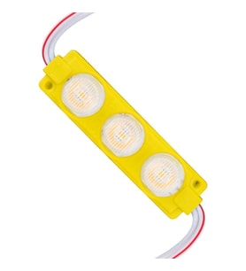 12 Volt 3 Watt Sarı LED Modül - 74X20 Mm - 3030 Çip