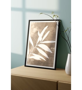 Çerçeveli Tablo Modern Sanatsal  Dekorasyon Ev Dekoru Çerçeve Abstract Özc-445 Siyah 35X45