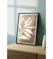 Çerçeveli Tablo Modern Sanatsal  Dekorasyon Ev Dekoru Çerçeve Abstract Özc-445 Siyah 35X45