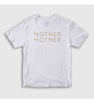 Presmono Unisex Çocuk Beyaz Logo Mother Mother T-Shirt 431798tt (Beyaz)