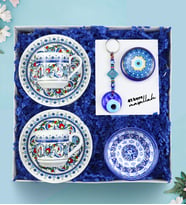 2 li fincan & Anahtarlık & Magnet & Kase Hediye Seti