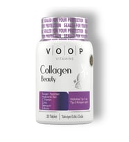 VOOP Collagen Beauty Tip 1 Ve Tip 3  Kolajen Hyaluronic Asit Q10 Biotin Çinko - 30 Tablet