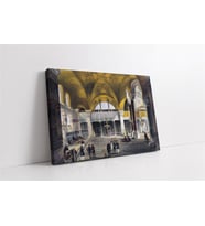 Osmanlı Dönemi Ayasofya Mimari Kanvas Tablo