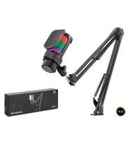 Rgb Mikrofon Seti Boom Mikrofon Kolu Type-C 192Khz 24Bit Siyah M835B