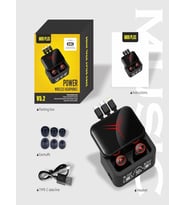 M88plus Bluetooth 5.2 Kablosuz Kulak İçi Kulaklık Siyah