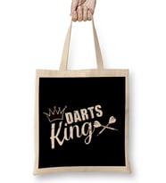 Darts King Dart Player Dartist Arrow Aim Target Bullseye Bez Çanta Uzun Saplı