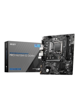 MSI PRO H610M-G DDR4 M2 PCIe NVME HDMI PCIe 16X v4.0 1700p mATX