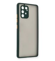 Mey İthalat® Samsung Galaxy A91 / S10 Lite Kılıf Montreal Silikon Kapak - Yeşil