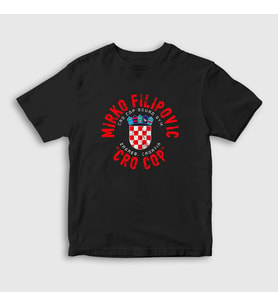 Presmono Unisex Çocuk Siyah Kickbox Ufc Mma Mirko Cro Cop T-Shirt 510131tt