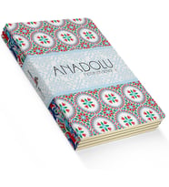 Anadolu Motifleri Defter Seti 2, Çizgisiz, 64 Sayfa, 10.5x14cm