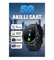 Kameralı 5G Android Akıllı Saat – AMOLED Ekran, Nano SIM, Wi-Fi ve GPS