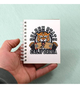 Golden State Motto Tasarım Hediyelik Not Defteri