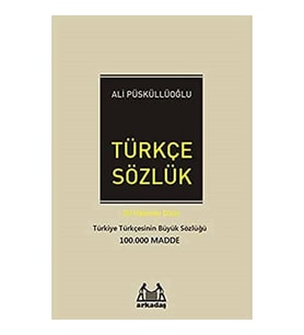 Türkçe Sözlük (100.000 Madde) Ciltli: Türkiye Türkçesinin Büyük Sözlüğü (Krem)
