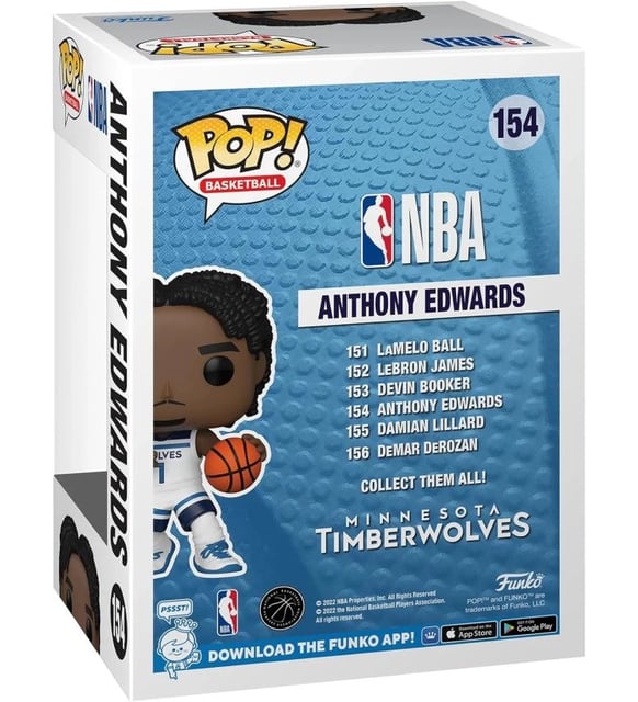 Funko Pop! NBA: Minnesota Timberwolves - Anthony Edwards Figürü