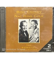 (Plak Değildir CD dir) CD Bing Crosbyu Nat King Cole The Essential Collection Double CD (Karışık)