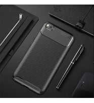 Xiaomi Redmi Go Kılıf Karbon Silikon Case (Siyah)
