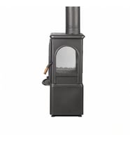 Dorello Odunluklu 3 Camlı Pik Döküm Odun Kömür Sobası - DRL-022ST