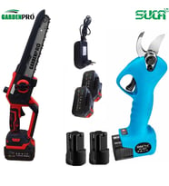 Garden pro lityum Akülü Budama Testeresi Ve Suca Budama Makas Seti