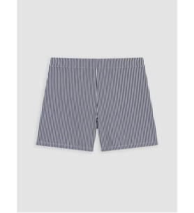 LCW Young Beyaz Çizgili Kadın Şort Pijama Altı
