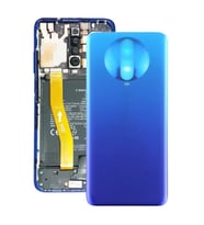 Xiaomi Redmi K30 Uyumlu Arka Pil Batarya Kapağı M1912G7BE M1912G7BC (Mavi)