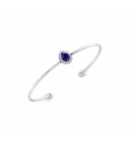 0,96 Karat Pırlantalı Safir Bileklik